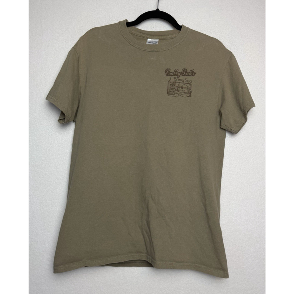 Crabby Dick's Seaman Sauce T-Shirt Short Sleeve Size Medium Rehoboth Beach